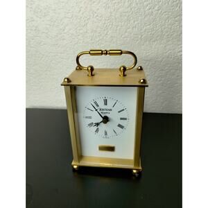 Jostens Brass Mantle Clock Made In Germany